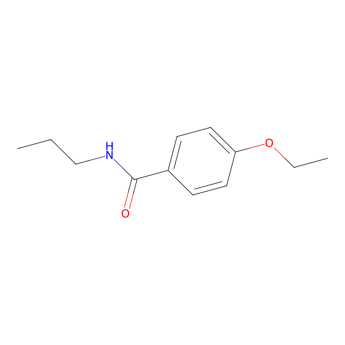 4-ethoxy-N-propylbenzamide molecular structure, CAS 333348-68-8
