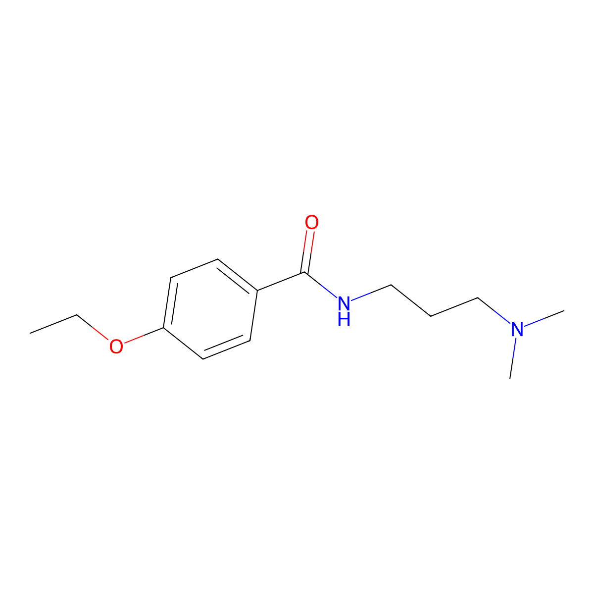 N-[3-(dimethylamino)propyl]-4-ethoxybenzamide molecular structure, CAS 333348-86-0
