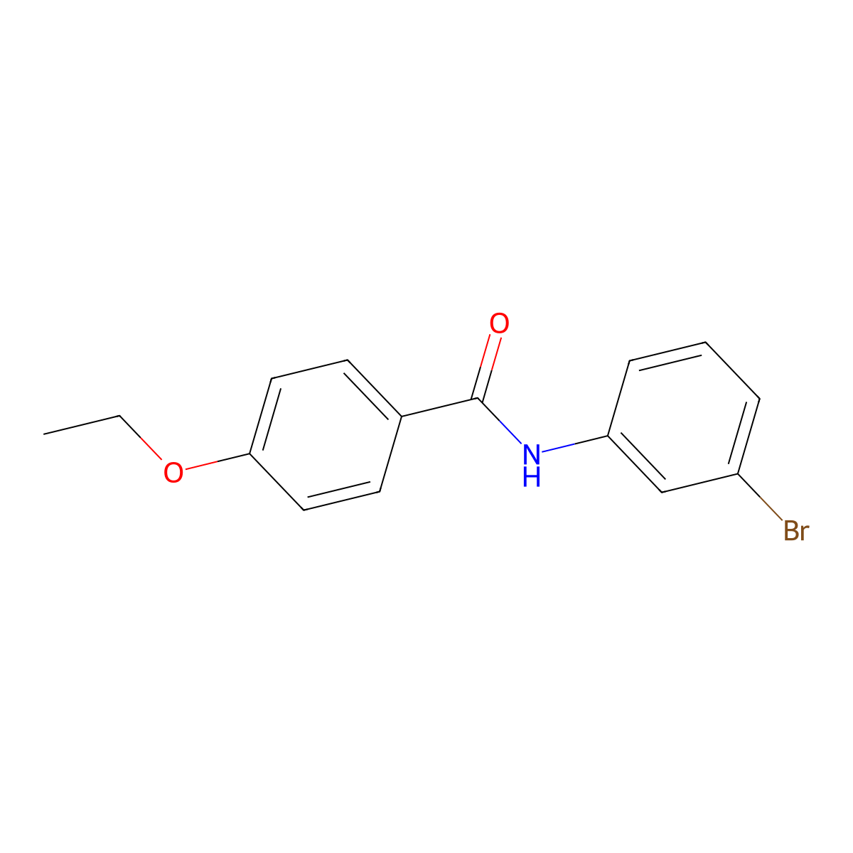 N-(3-bromophenyl)-4-ethoxybenzamide molecular structure, CAS 333348-88-2