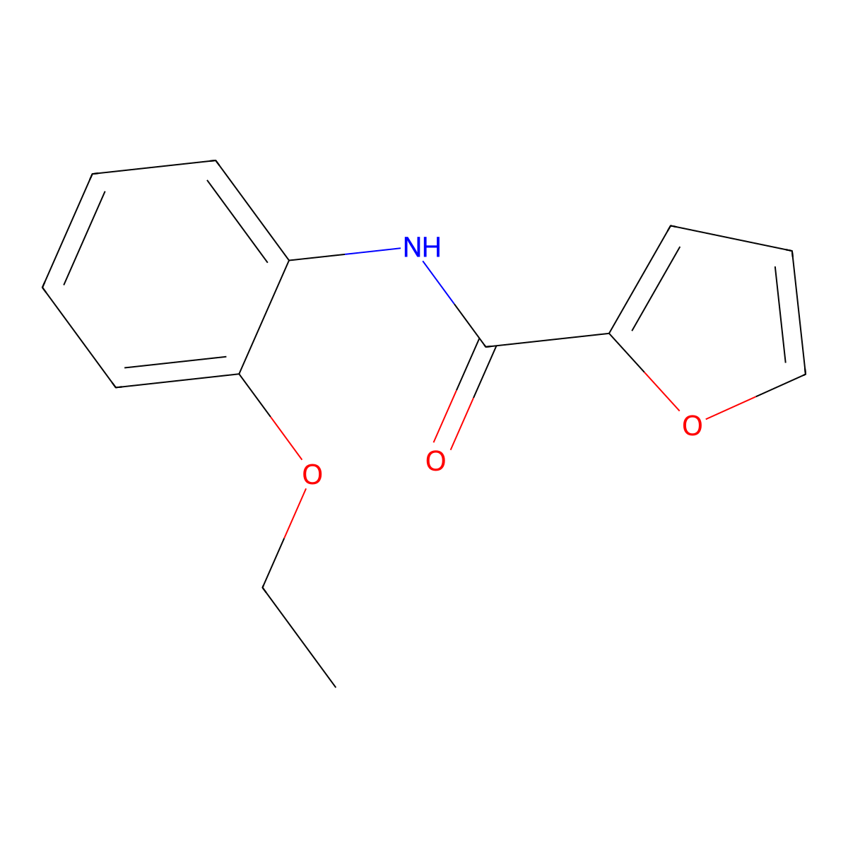 N-(2-ethoxyphenyl)furan-2-carboxamide molecular structure, CAS 333348-99-5