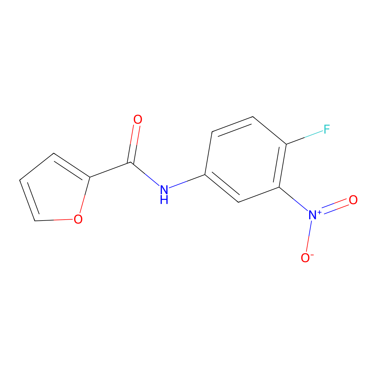 N-(4-fluoro-3-nitrophenyl)furan-2-carboxamide molecular structure, CAS 333349-04-5