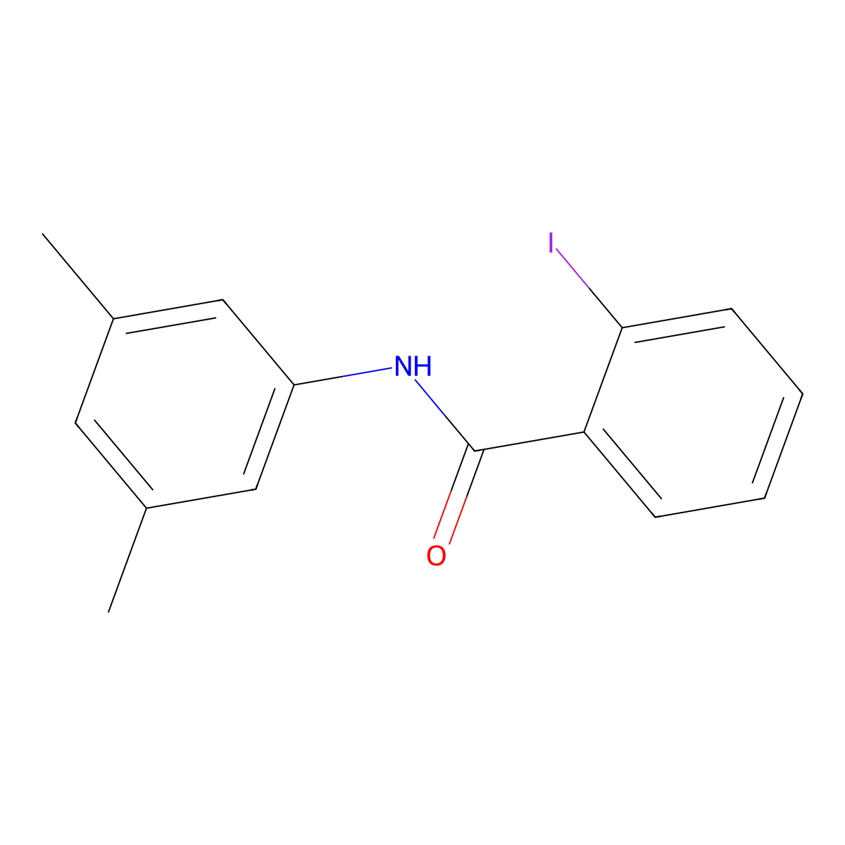 N-(3,5-Dimethylphenyl)-2-iodobenzamide molecular structure, CAS 333349-17-0