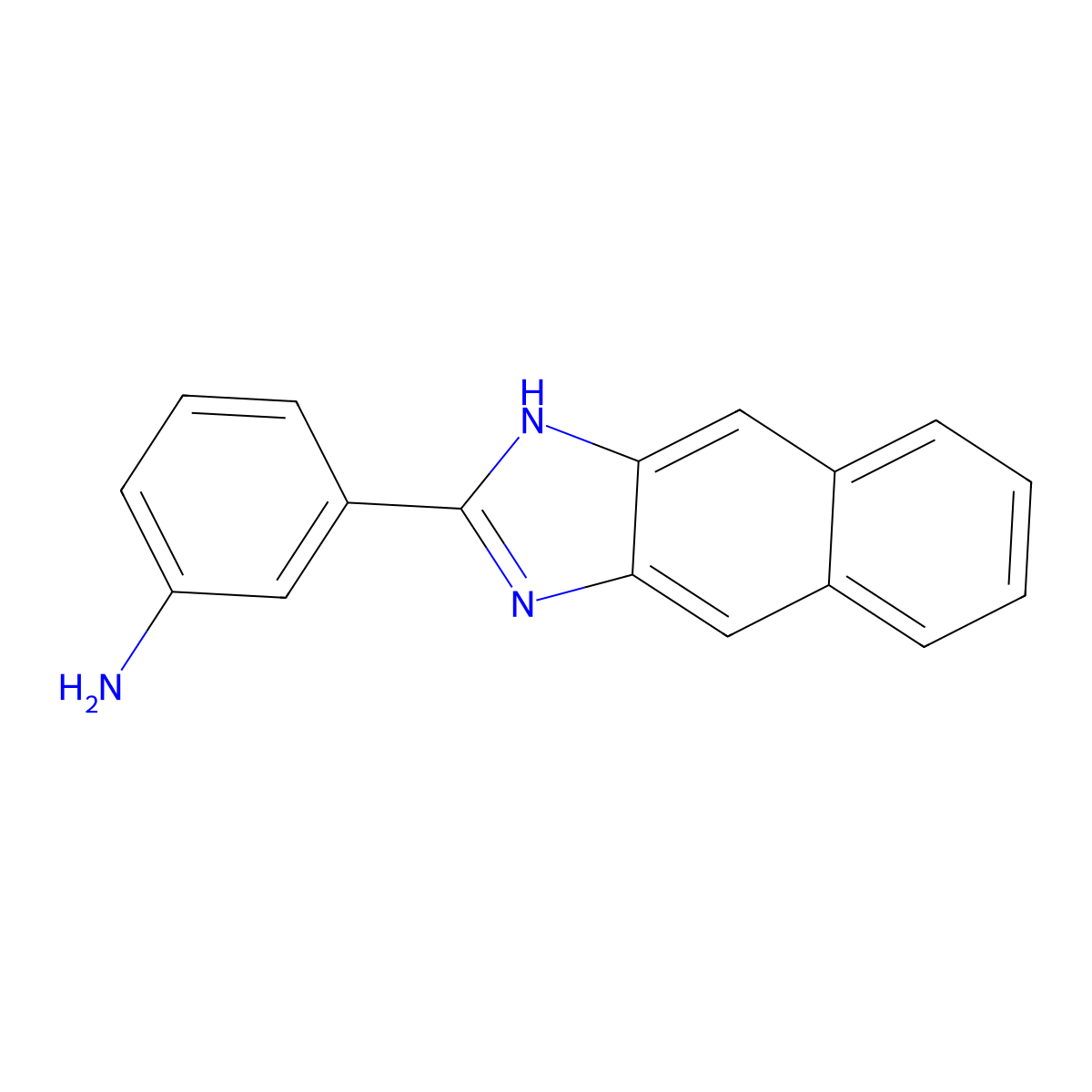 3-(1H-naphtho[2,3-d]imidazol-2-yl)aniline molecular structure, CAS 333395-01-0