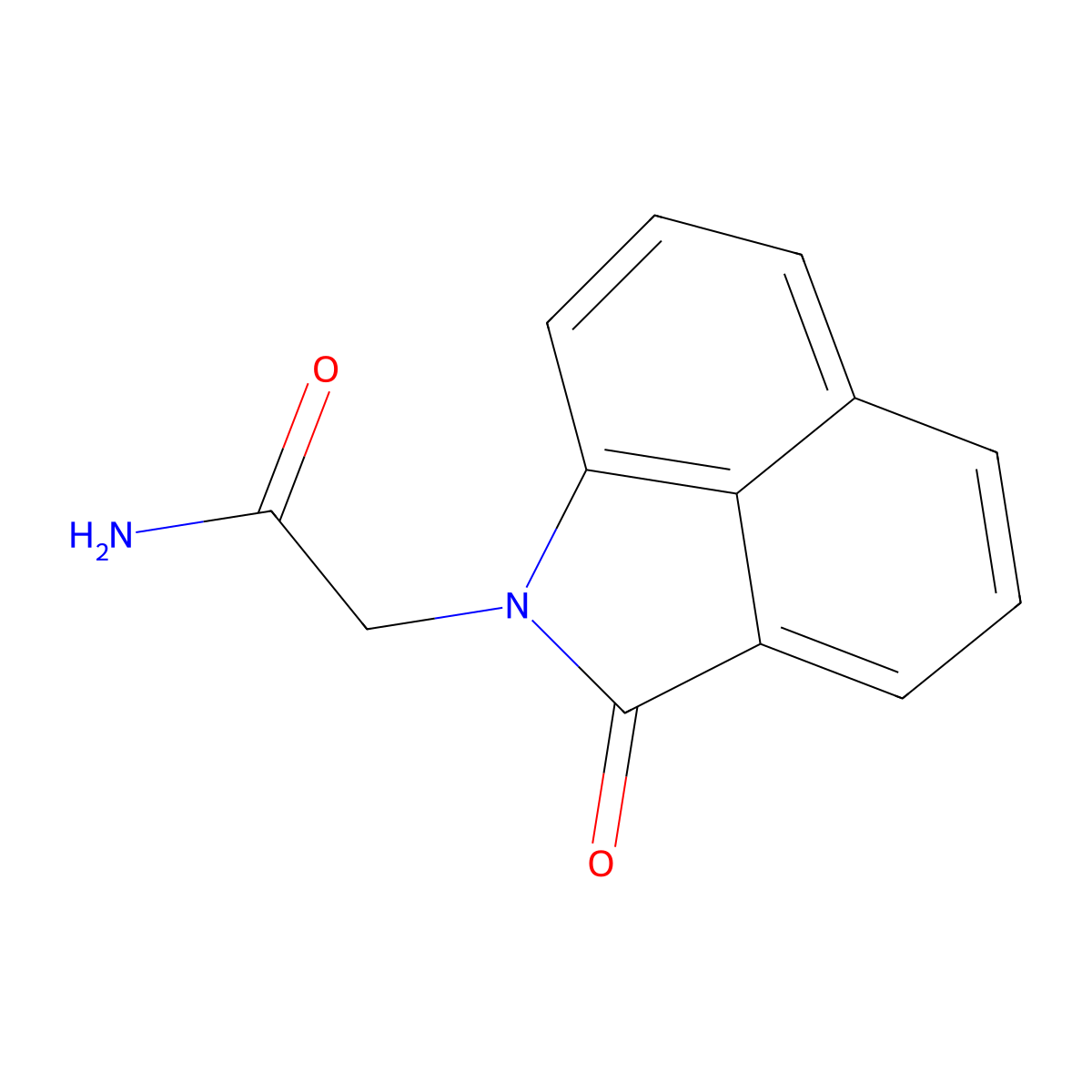 2-(2-Oxobenzo[cd]indol-1(2H)-yl)acetamide molecular structure, CAS 333409-50-0