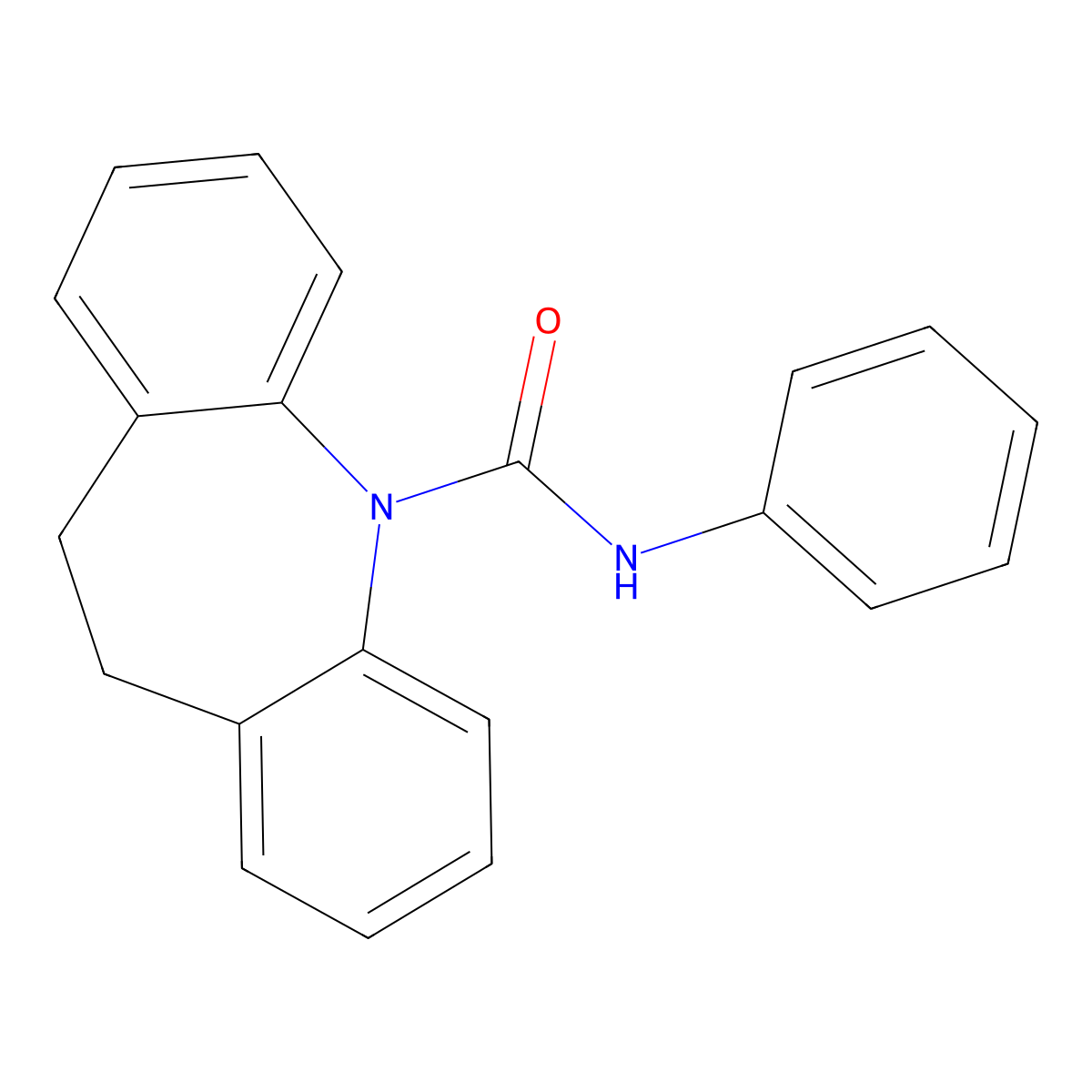 N-phenyl-5,6-dihydrobenzo[b][1]benzazepine-11-carboxamide molecular structure, CAS 333434-38-1