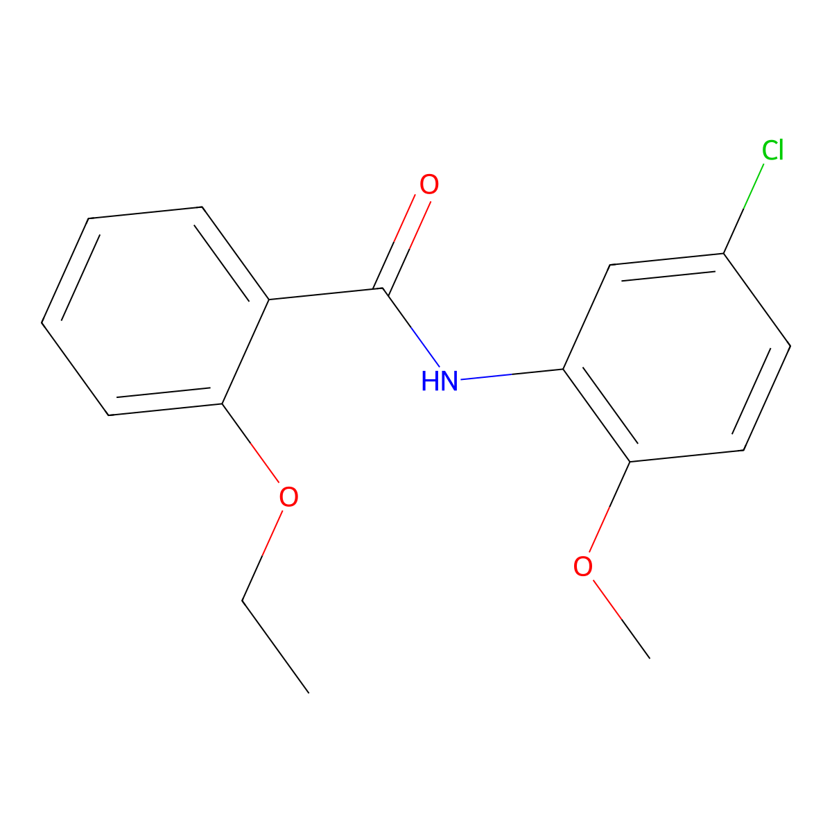 N-(5-chloro-2-methoxyphenyl)-2-ethoxybenzamide molecular structure, CAS 333441-97-7