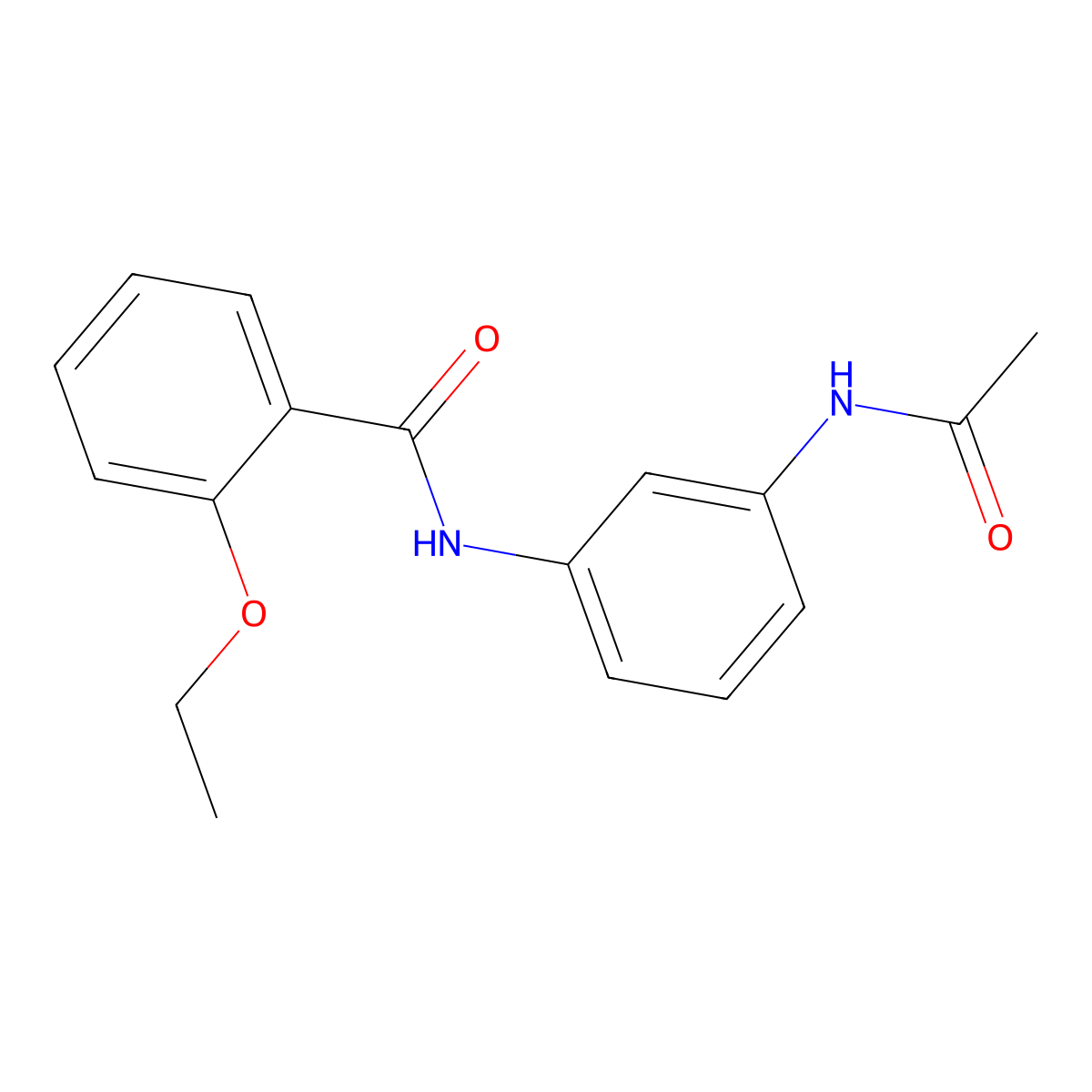 N-[3-(acetylamino)phenyl]-2-ethoxybenzamide molecular structure, CAS 333442-07-2