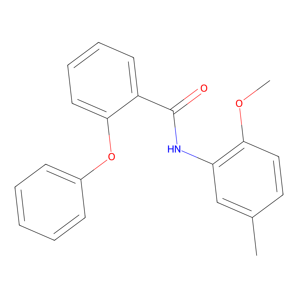 N-(2-methoxy-5-methylphenyl)-2-phenoxybenzamide molecular structure, CAS 333442-14-1