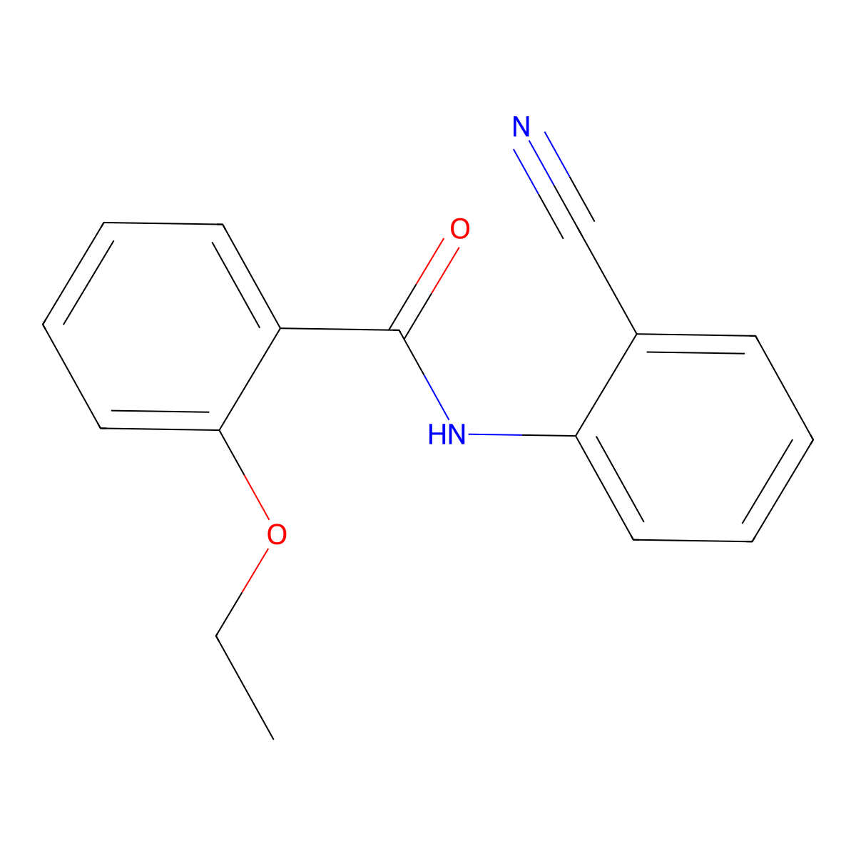 N-(2-cyanophenyl)-2-ethoxybenzamide molecular structure, CAS 333442-35-6