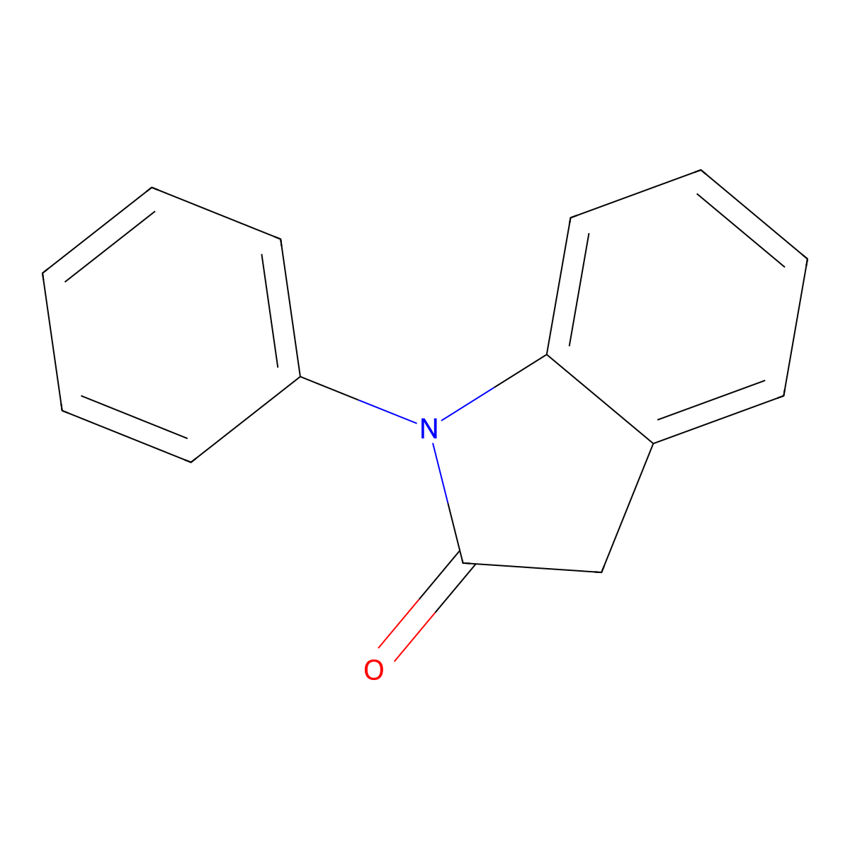 1-Phenyloxindole molecular structure, CAS 3335-98-6