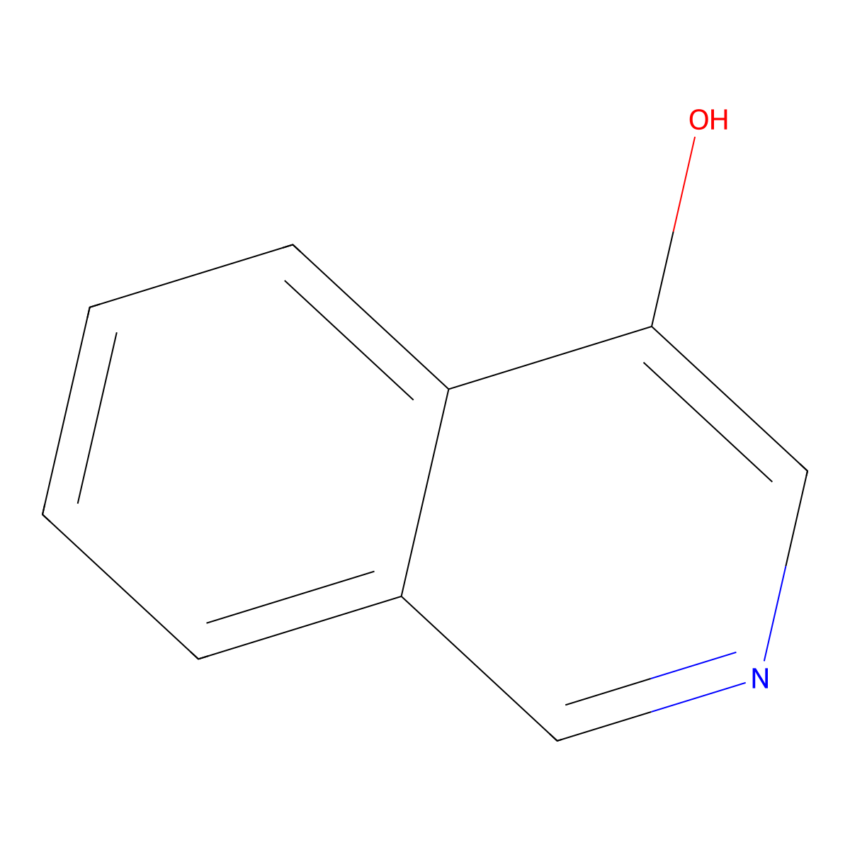 4-Isoquinolinol molecular structure, CAS 3336-49-0