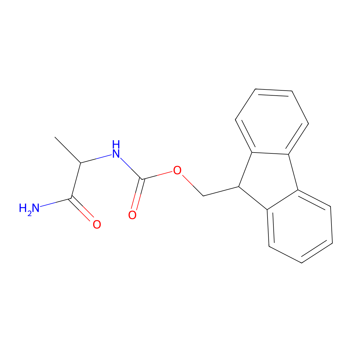 Fmoc-D-Ala-NH2 molecular structure, CAS 333743-51-4
