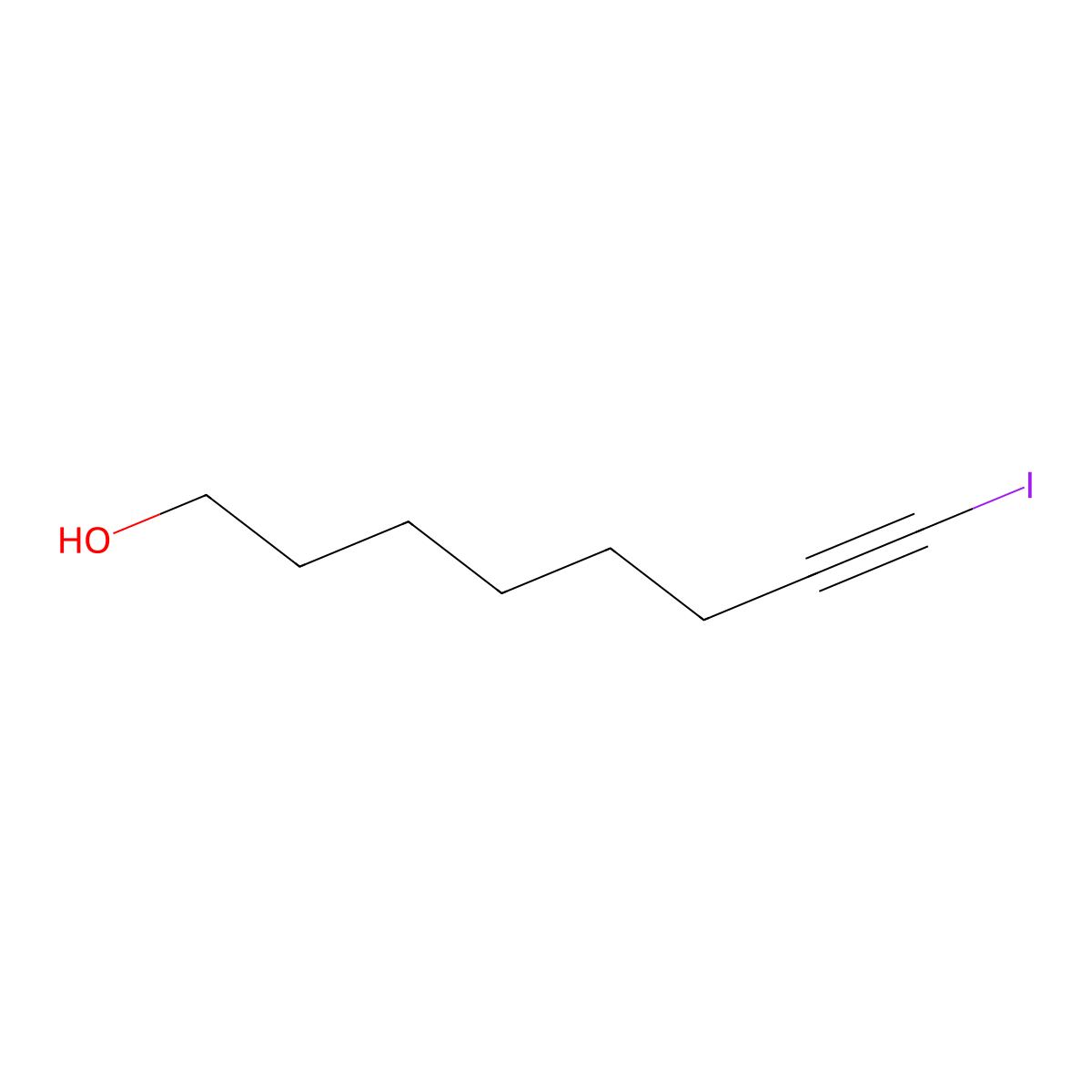 8-Iodooct-7-yn-1-ol molecular structure, CAS 333754-13-5