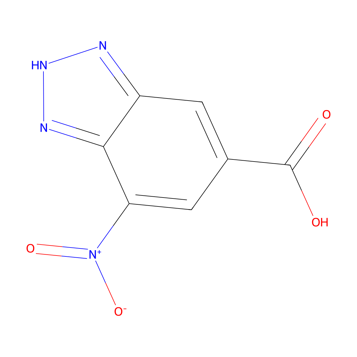 7-Nitro-1H-benzotriazole-5-carboxylic acid molecular structure, CAS 333767-00-3