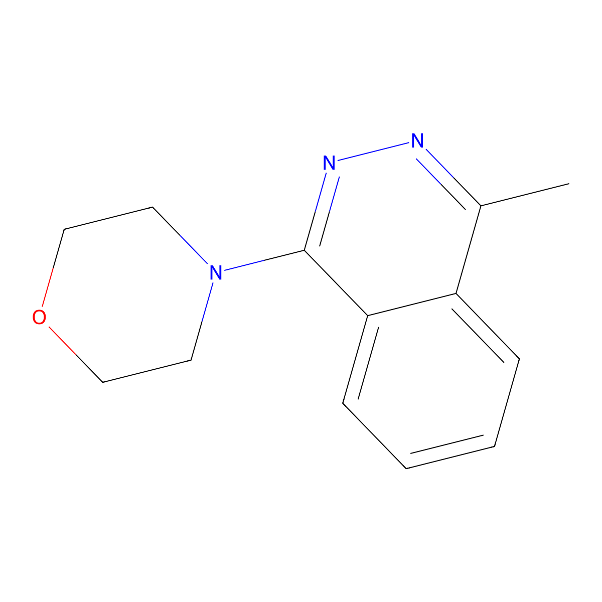 4-(4-Methylphthalazin-1-yl)morpholine molecular structure, CAS 333776-07-1