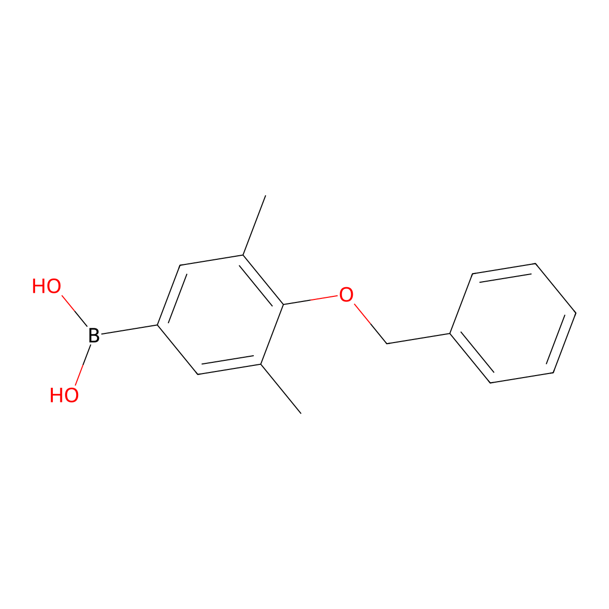 4-Benzyloxy-3,5-dimethylphenylboronic acid molecular structure, CAS 333788-94-6