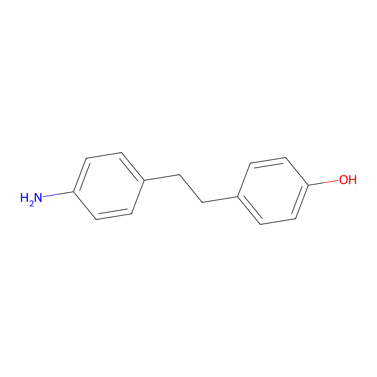 4-[2-(4-Aminophenyl)ethyl]phenol molecular structure, CAS 33384-05-3