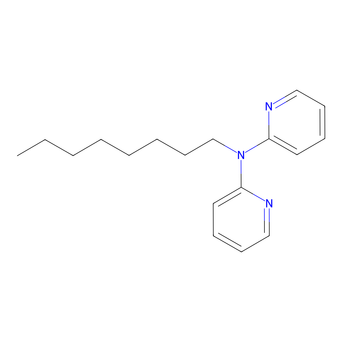 N-Octyl-N-(pyridin-2-YL)pyridin-2-amine molecular structure, CAS 333958-62-6