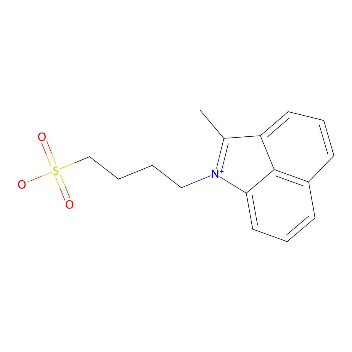 4-(2-Methylbenzo[cd]indol-1-ium-1-yl)butane-1-sulfonate molecular structure, CAS 333969-02-1