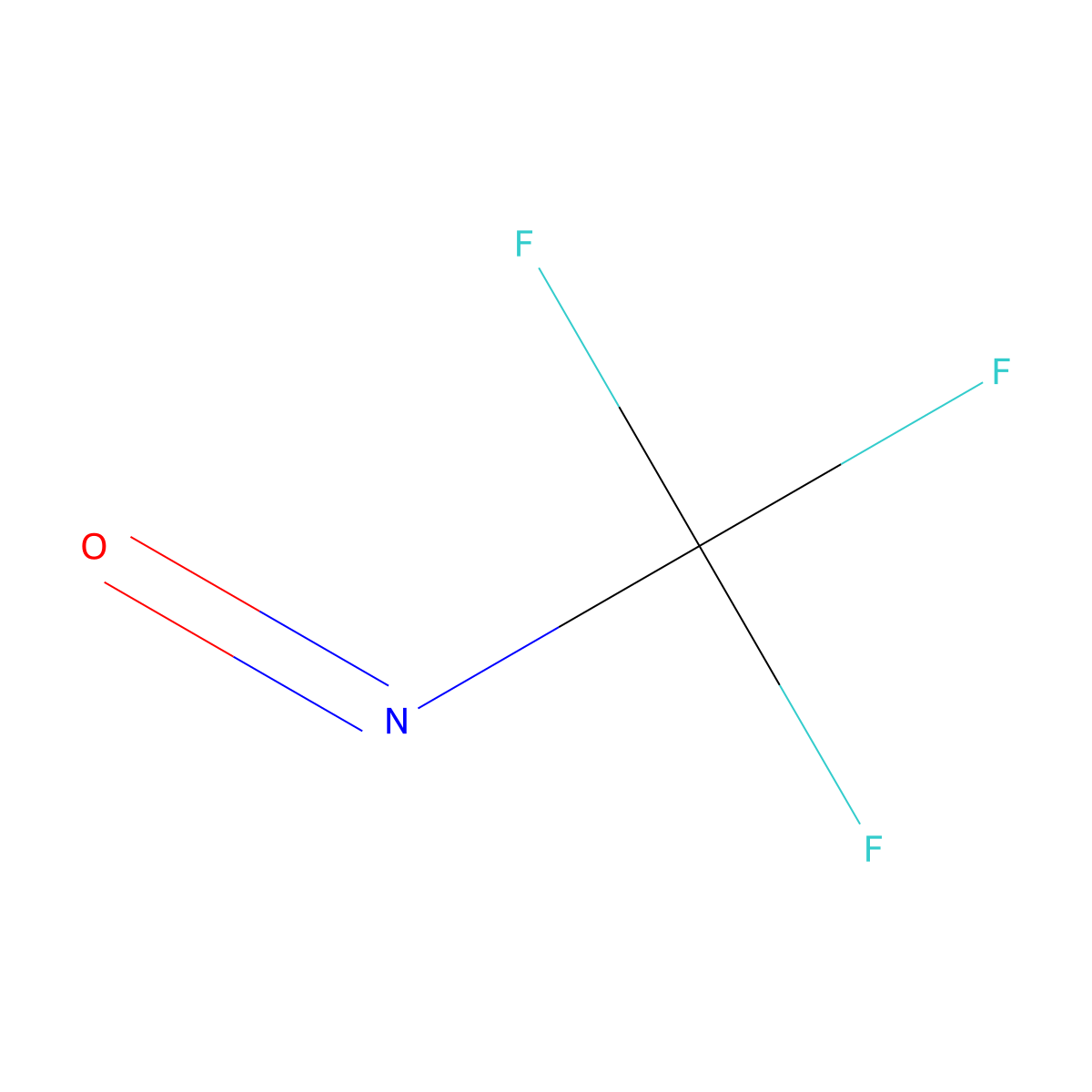 Trifluoronitrosomethane molecular structure, CAS 334-99-6