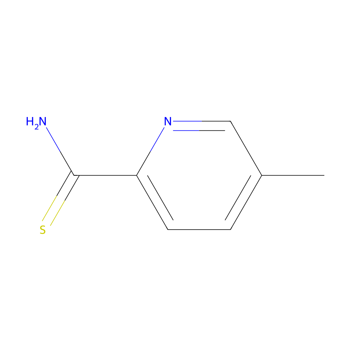 5-Methylpyridine-2-carbothioamide molecular structure, CAS 334017-98-0