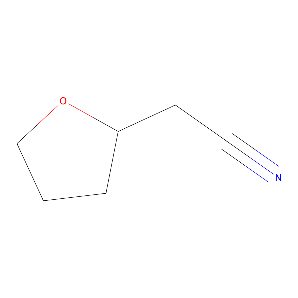(Tetrahydrofuran-2-yl)acetonitrile molecular structure, CAS 33414-62-9