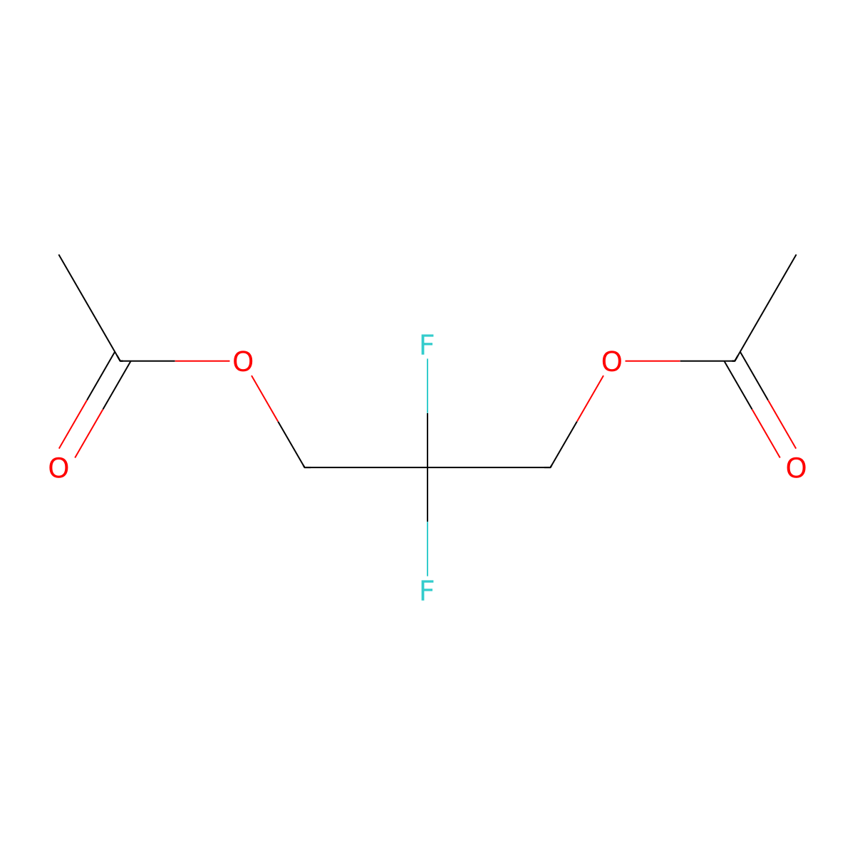 2,2-Difluoropropane-1,3-diyl diacetate molecular structure, CAS 33420-49-4