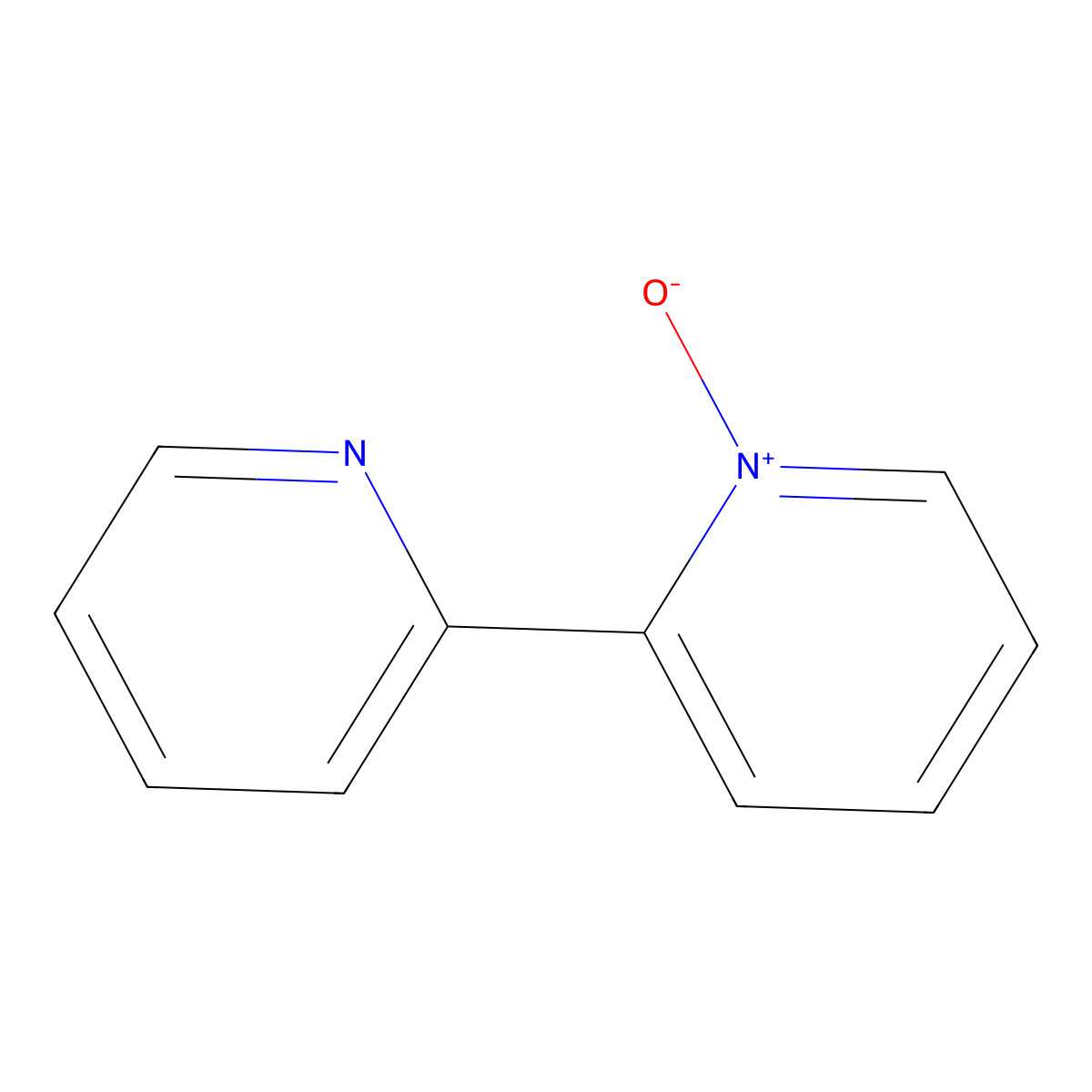 2,2'-Bipyridine, 1-oxide molecular structure, CAS 33421-43-1