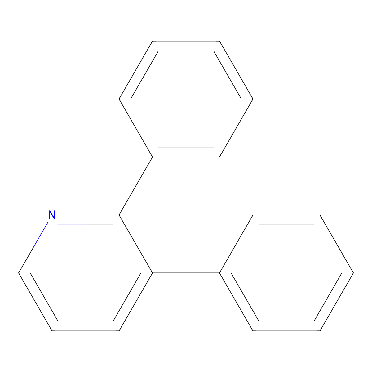 2,3-Diphenylpyridine molecular structure, CAS 33421-53-3