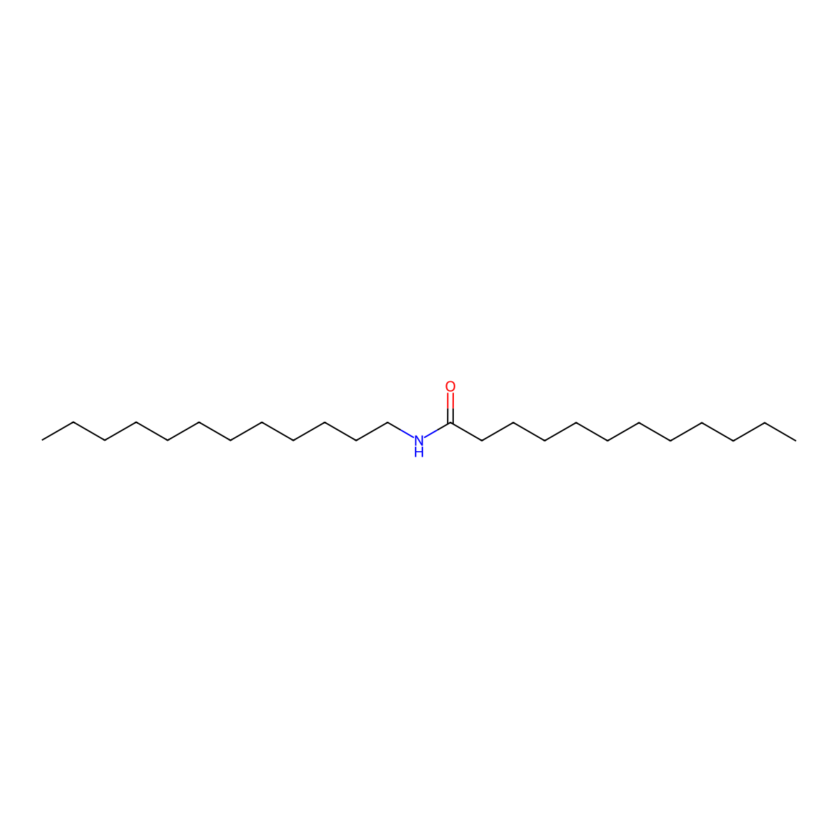 Dodecanamide, N-dodecyl- molecular structure, CAS 33422-43-4