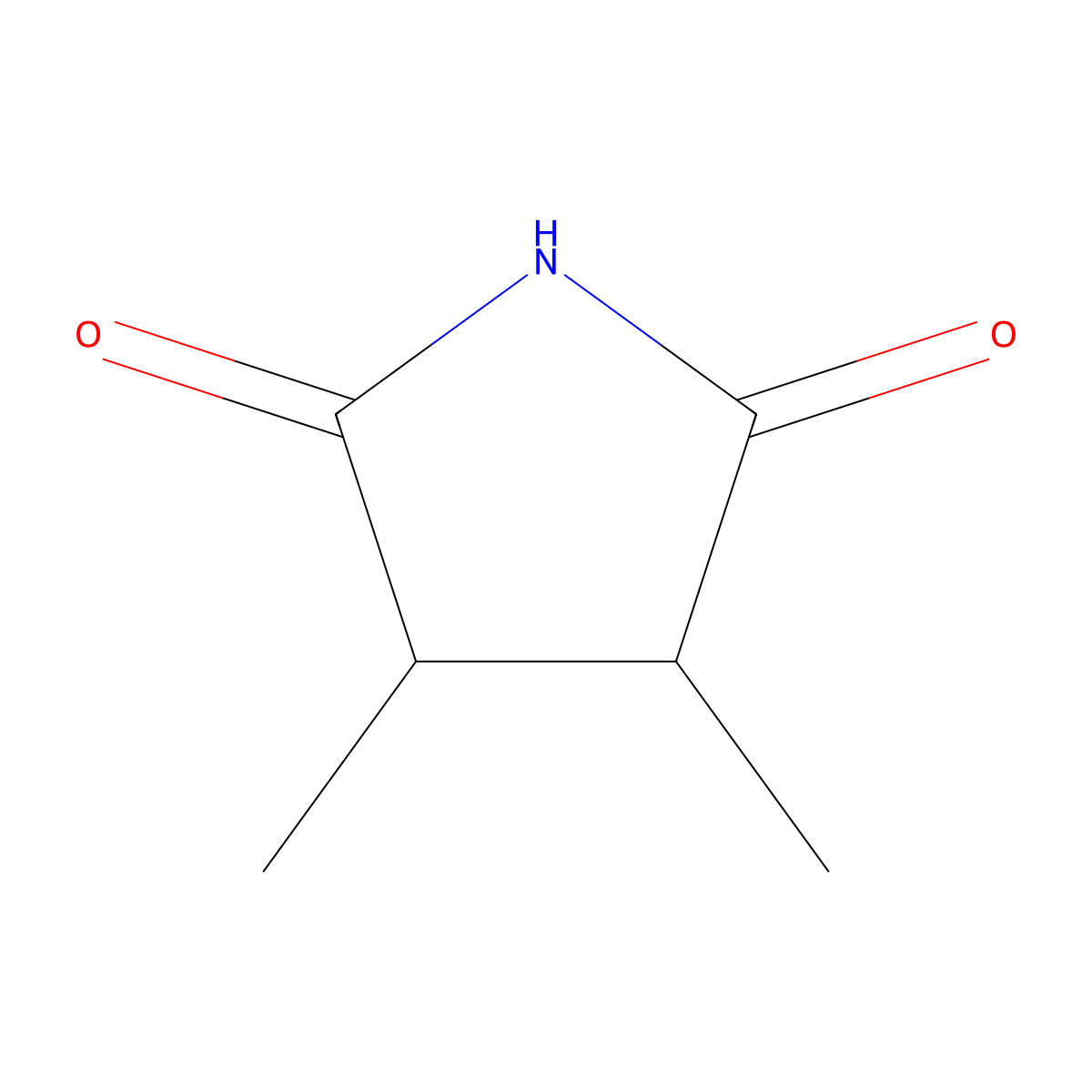 3,4-Dimethylpyrrolidine-2,5-dione molecular structure, CAS 33425-47-7