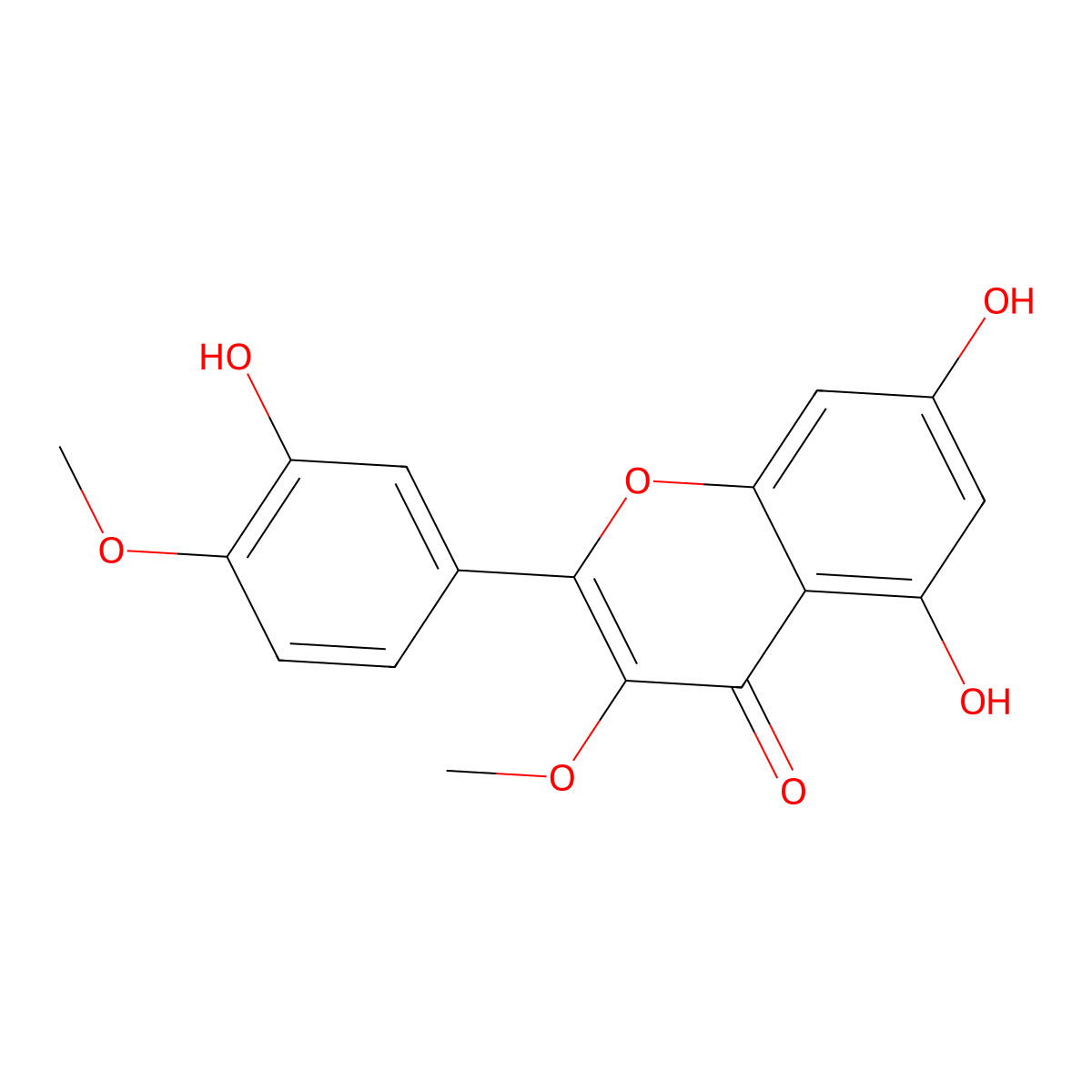 Quercetin 3,4'-dimethyl ether molecular structure, CAS 33429-83-3
