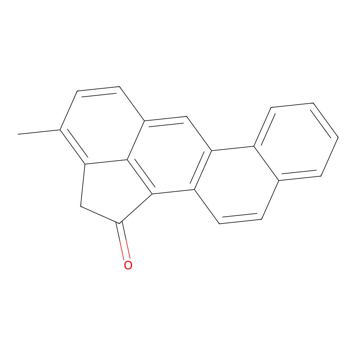 3-Methylbenz(j)aceanthrylen-1(2H)-one molecular structure, CAS 3343-07-5