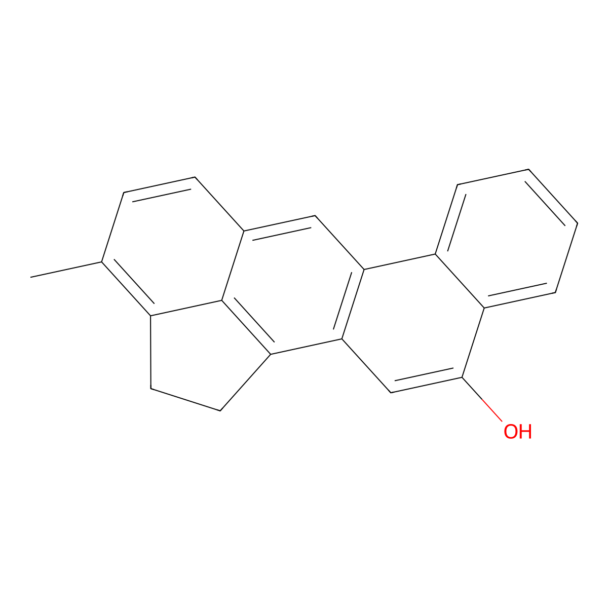 11-Hydroxy-3-methylcholanthrene molecular structure, CAS 3343-11-1