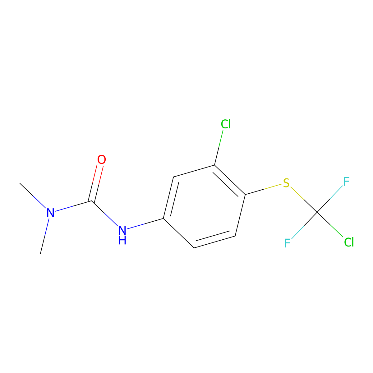 Fluothiuron molecular structure, CAS 33439-45-1