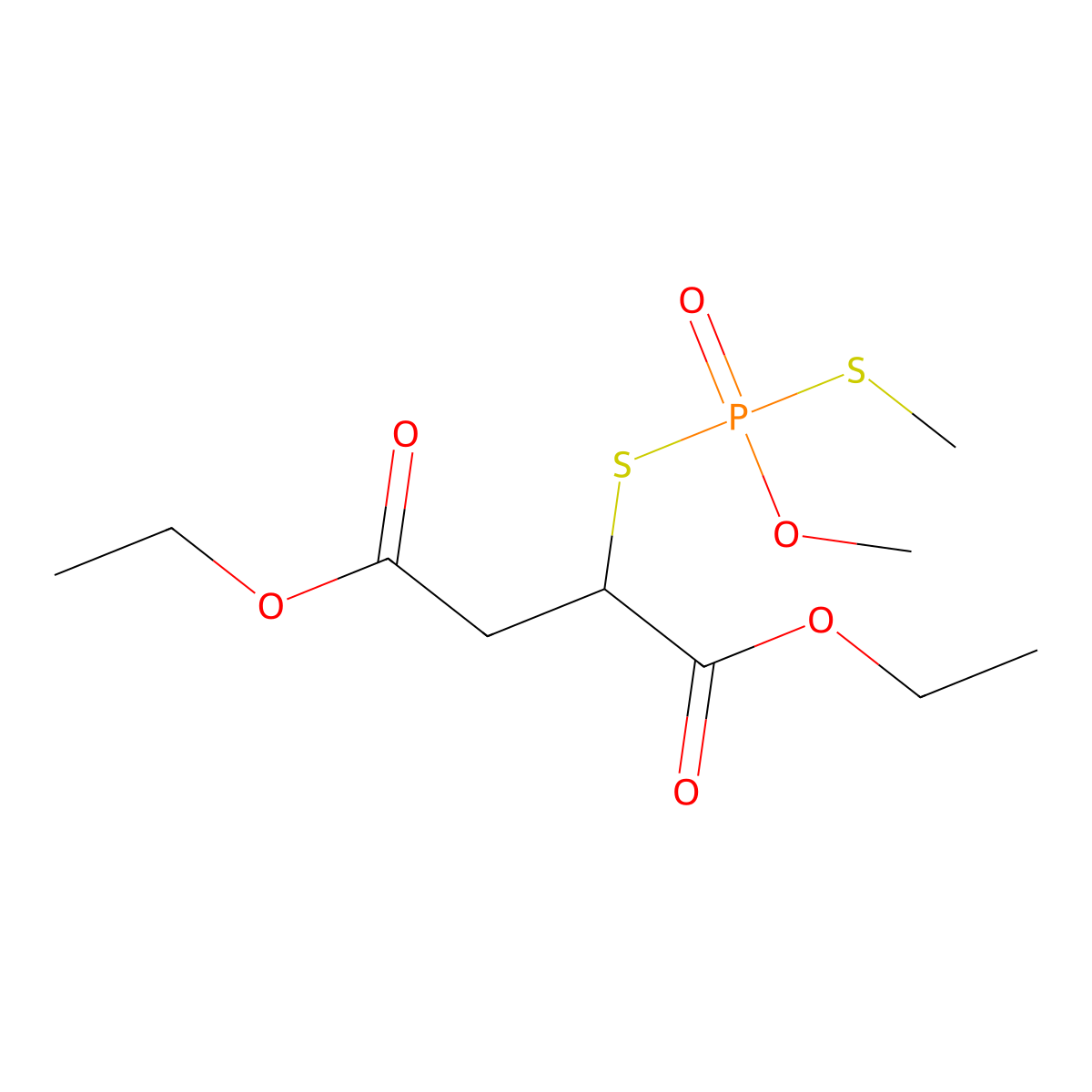 Isomalathion molecular structure, CAS 3344-12-5