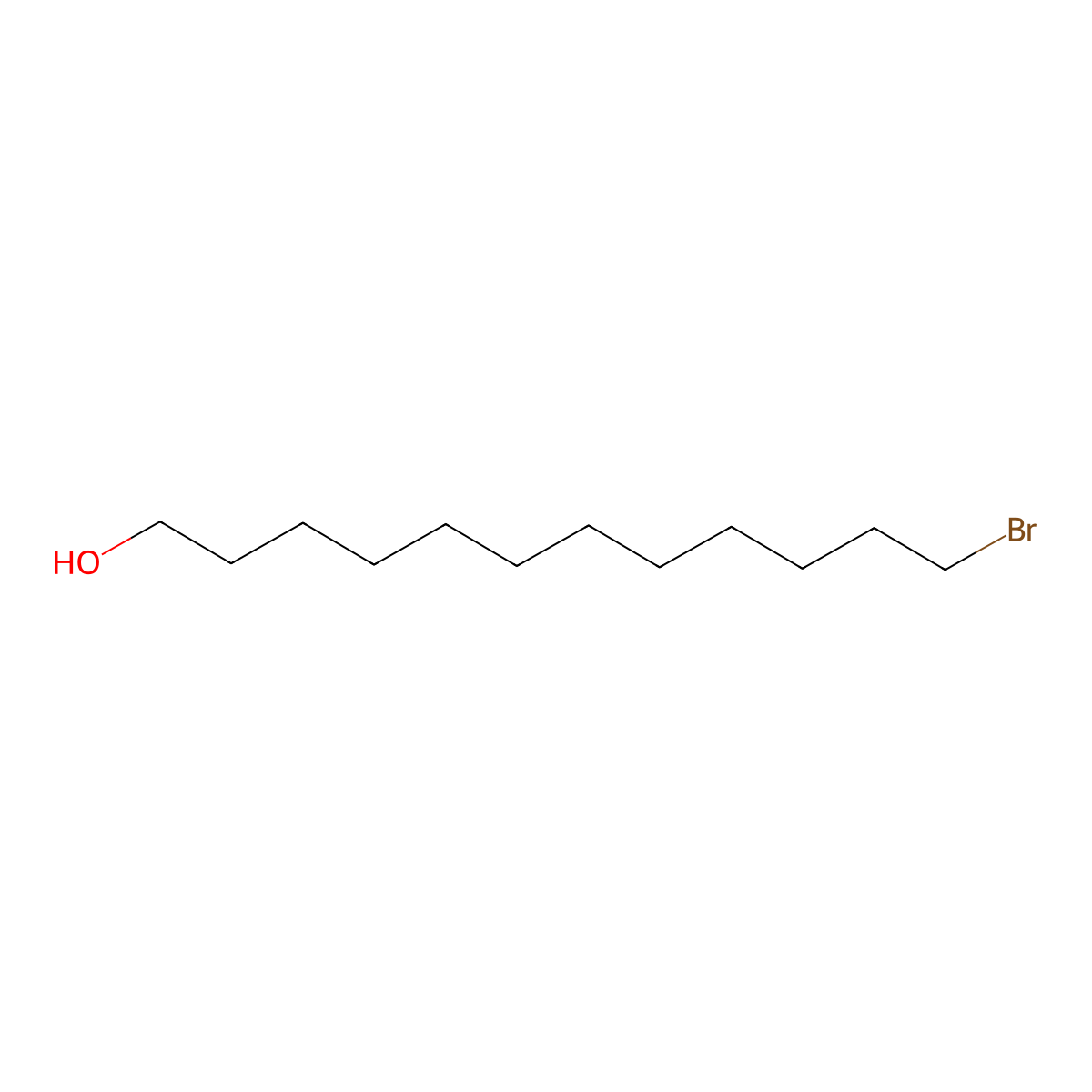 12-Bromo-1-dodecanol molecular structure, CAS 3344-77-2