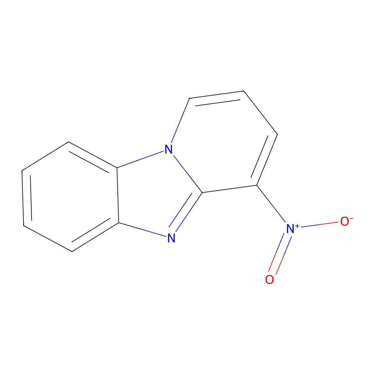 4-Nitrobenzo[4,5]imidazo[1,2-a]pyridine molecular structure, CAS 33452-78-7