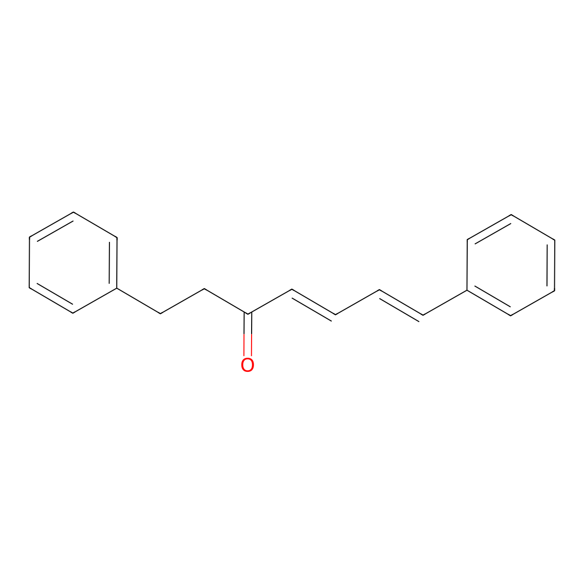 (4E,6E)-1,7-Diphenylhepta-4,6-Dien-3-One molecular structure, CAS 33457-62-4