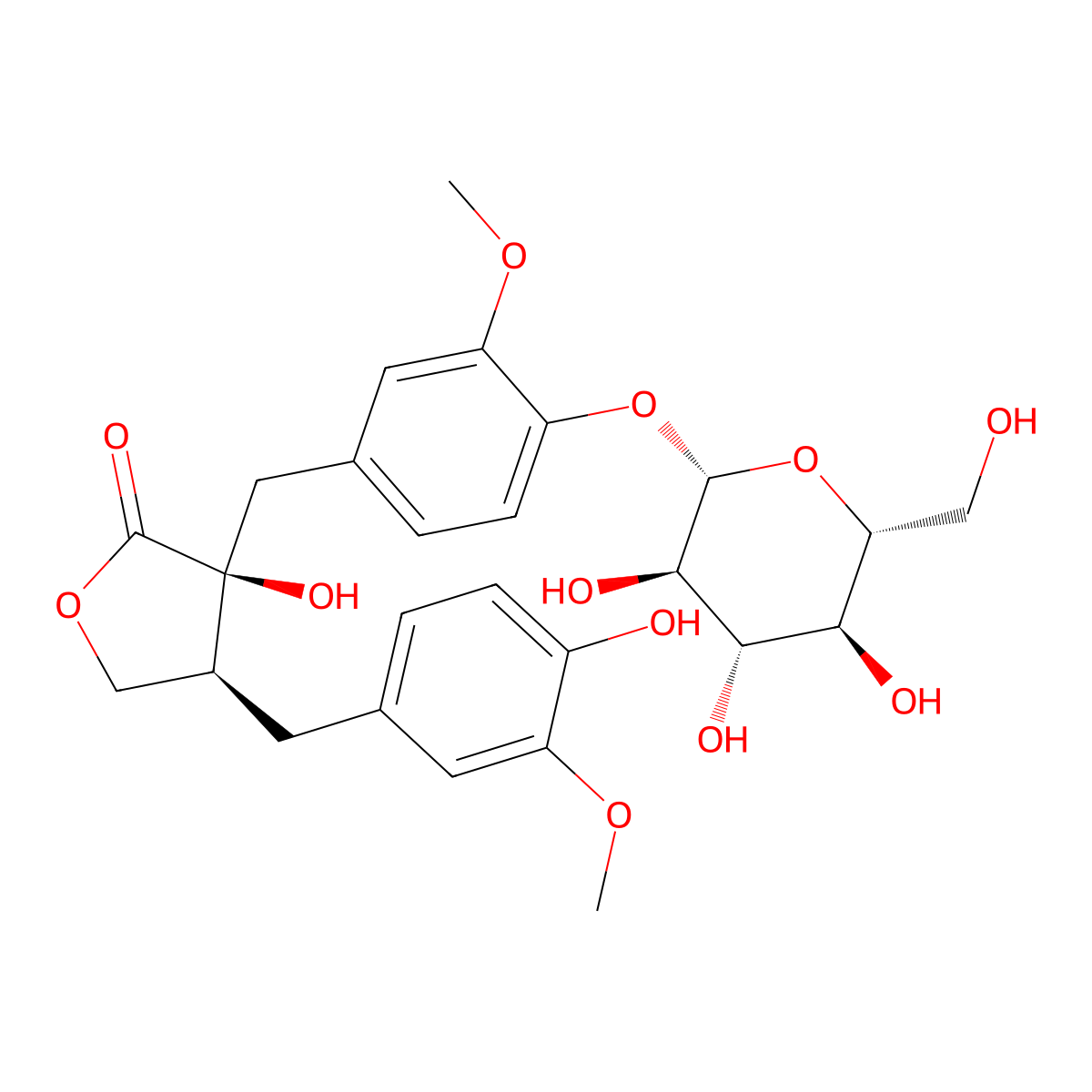 Nortracheloside molecular structure, CAS 33464-78-7