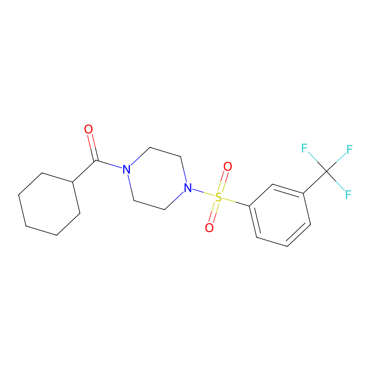 CB1R antagonist 1 molecular structure, CAS 334668-69-8