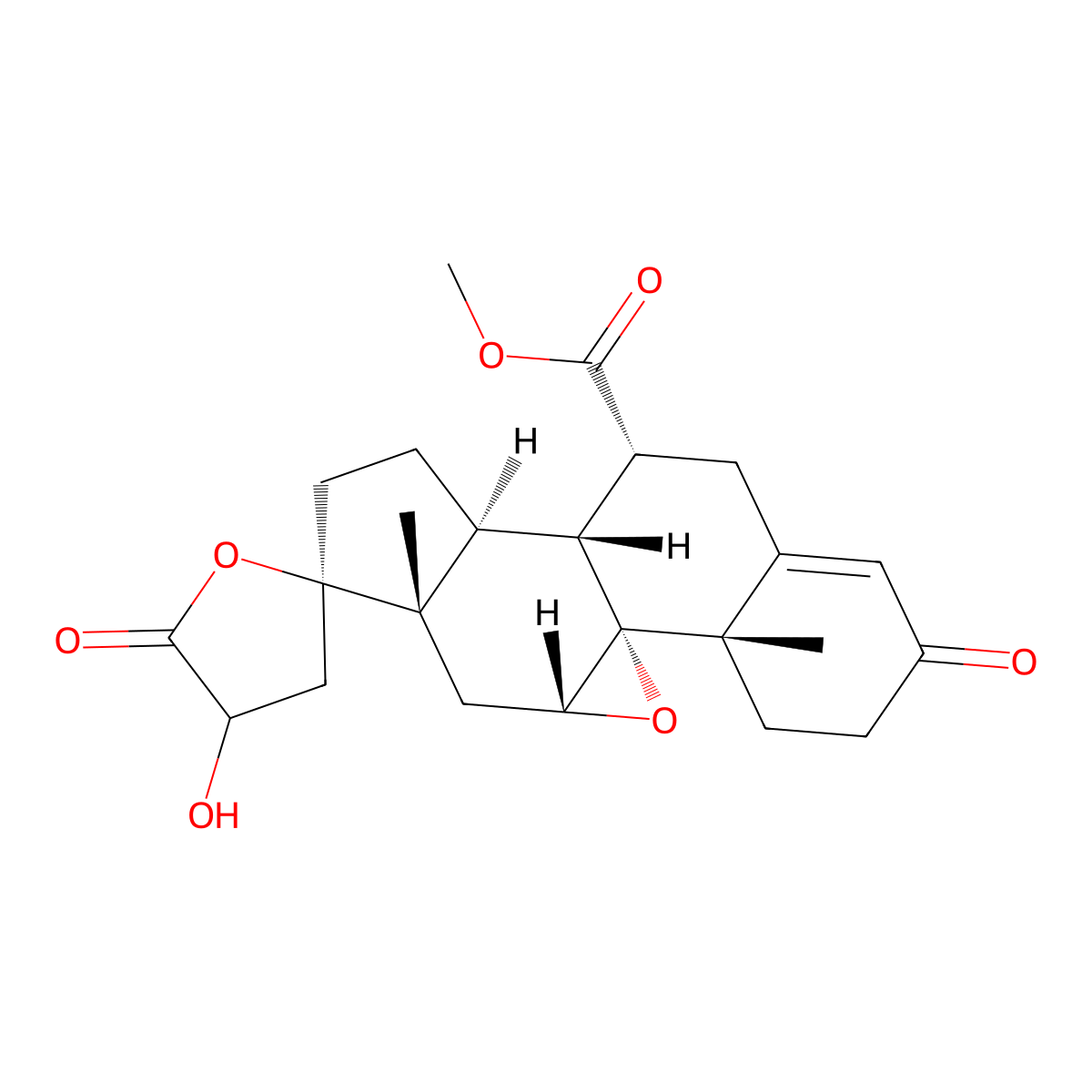 21-Hydroxyeplerenone molecular structure, CAS 334678-67-0