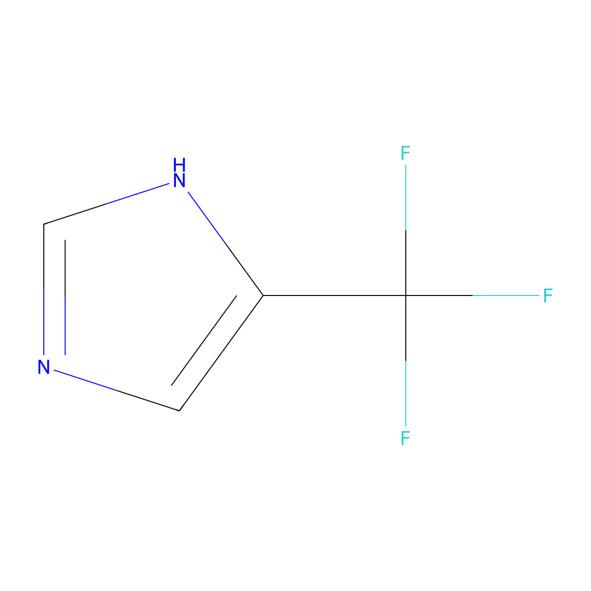 4(5)-(Trifluoromethyl)imidazole molecular structure, CAS 33468-69-8