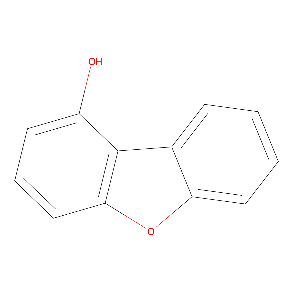 1-Dibenzofuranol molecular structure, CAS 33483-06-6