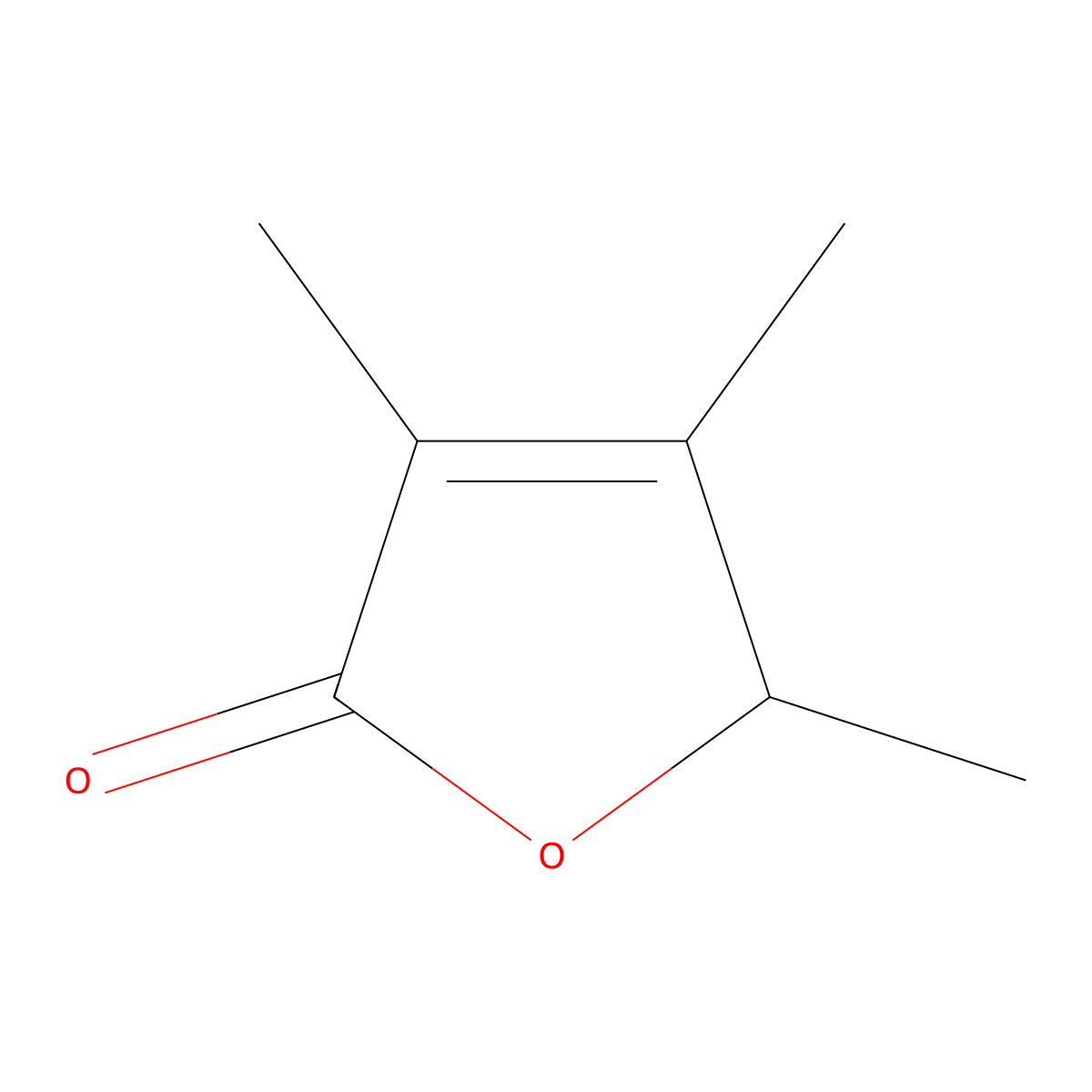 3,4,5-trimethylfuran-2(5H)-one molecular structure, CAS 33488-51-6