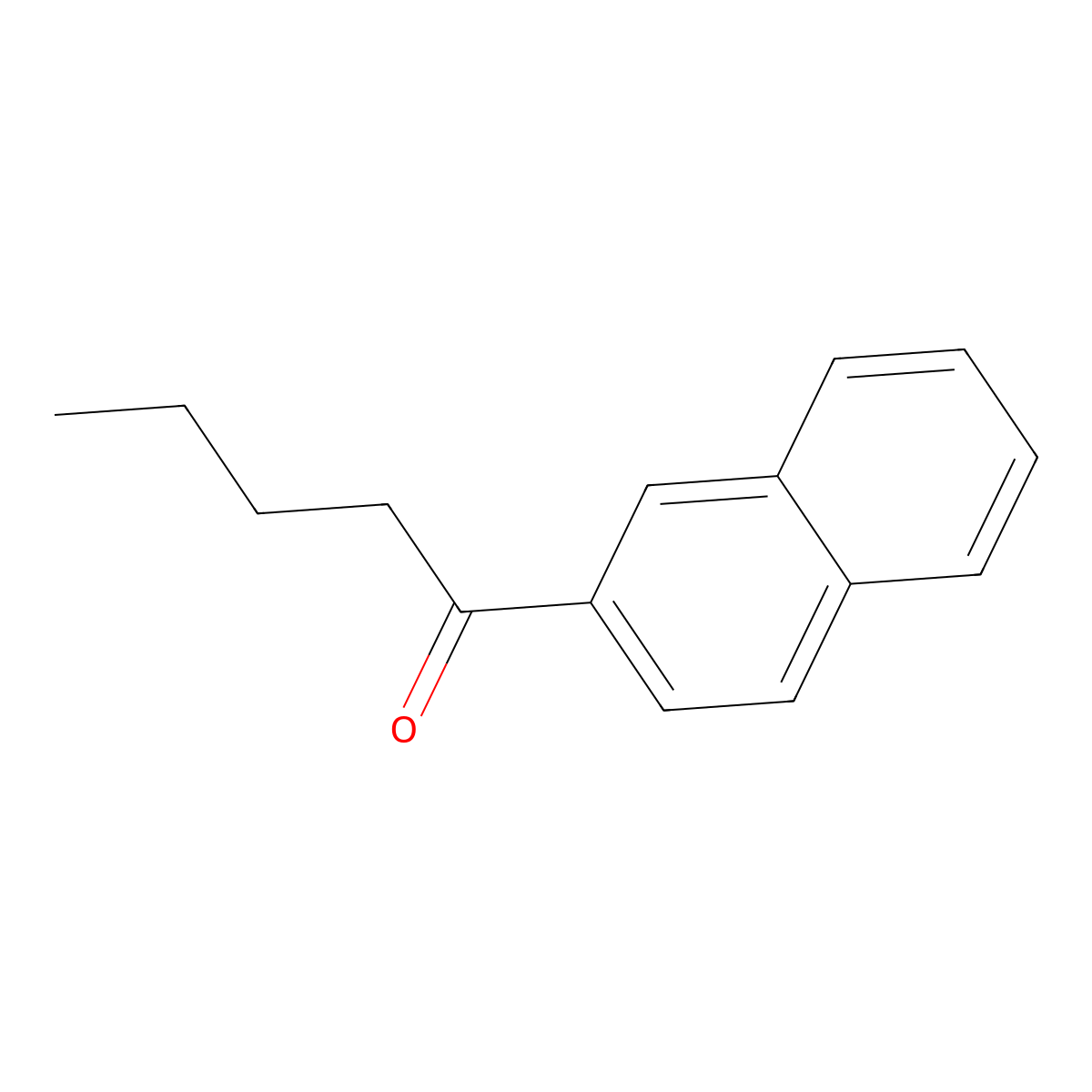 1-(Naphthalen-2-yl)pentan-1-one molecular structure, CAS 33489-63-3