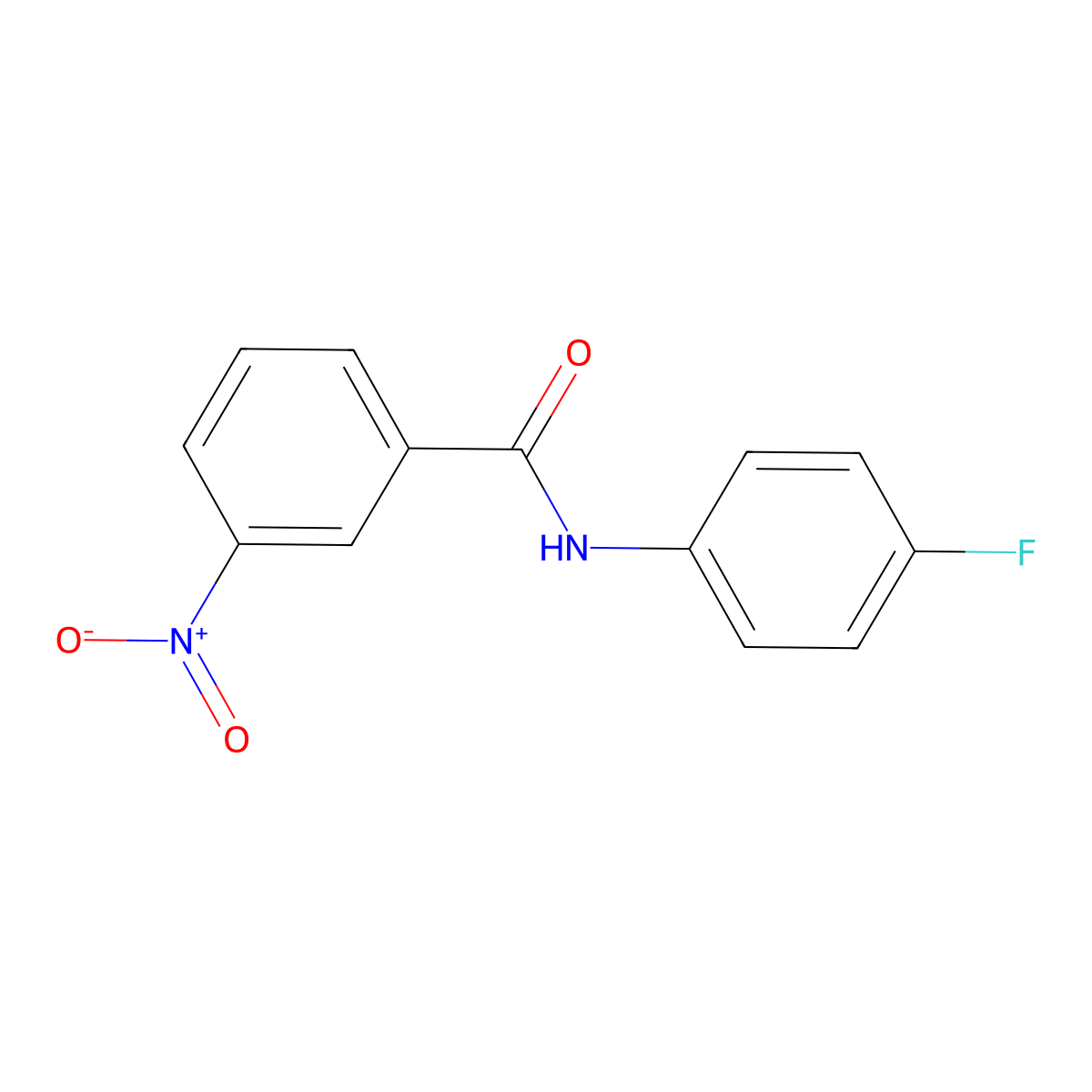 4'-Fluoro-3-nitrobenzanilide molecular structure, CAS 33489-69-9