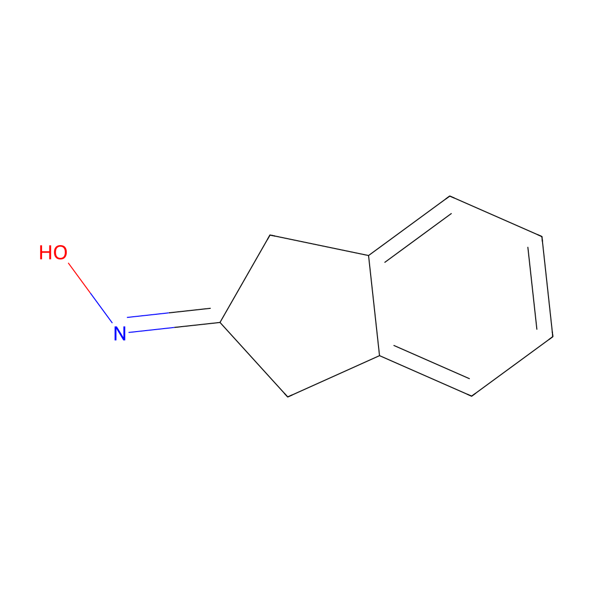 2-Indanone oxime molecular structure, CAS 3349-63-1