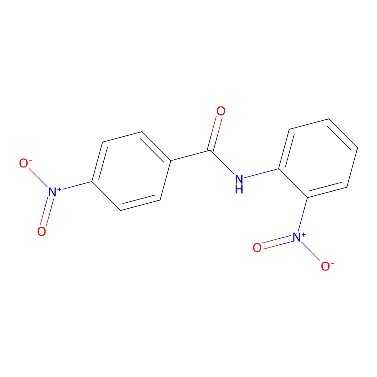 2',4-Dinitrobenzanilide molecular structure, CAS 33490-01-6
