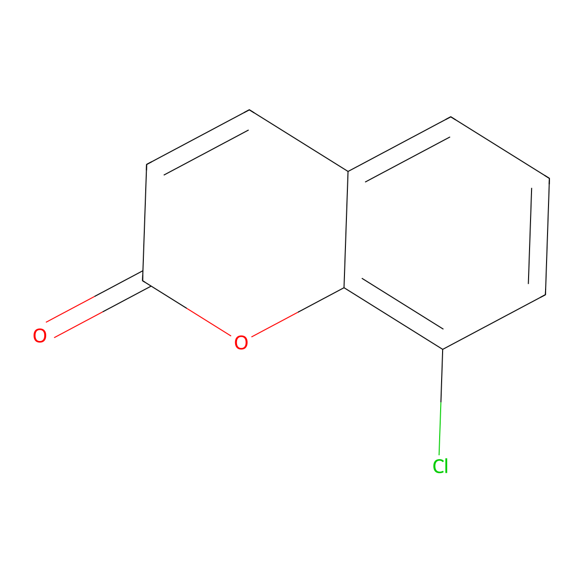 8-Chlorocoumarin molecular structure, CAS 33491-29-1